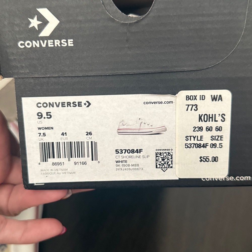 Converse White slip on Low-Top Sneakers - Picture 7 of 7